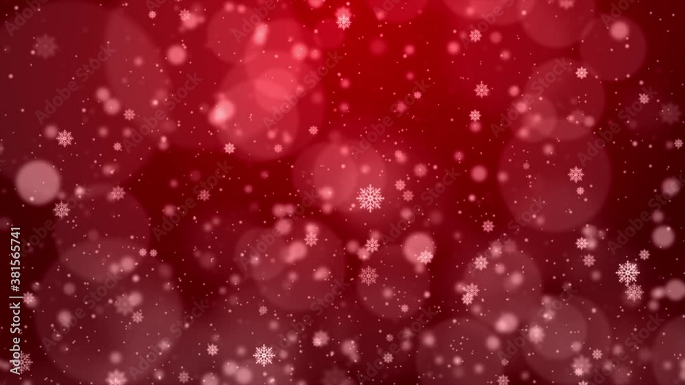 Blurred bokeh red light snowflakes, Snow flakes, Falling Snow confetti particles Loop background. Winter, Merry Christmas, New Year, Holiday, greeting, Festivel, birthday, Party, Invitation Wishes Blurred bokeh red light snowflakes, Snow flakes, Falling Snow confetti particles Loop background. Winter, Merry Christmas, New Year, Holiday, greeting, Festivel, birthday, Party, Invitation Wishes