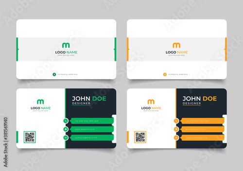 creative modern name card and business card	
