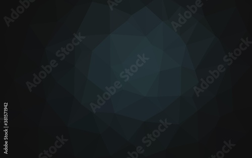 Dark Black vector abstract mosaic pattern. A completely new color illustration in a vague style. Elegant pattern for a brand book.
