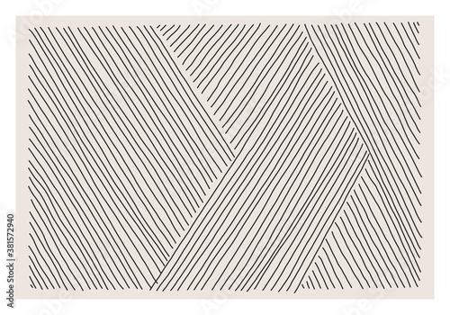 Trendy abstract aesthetic creative minimalist artistic hand drawn composition