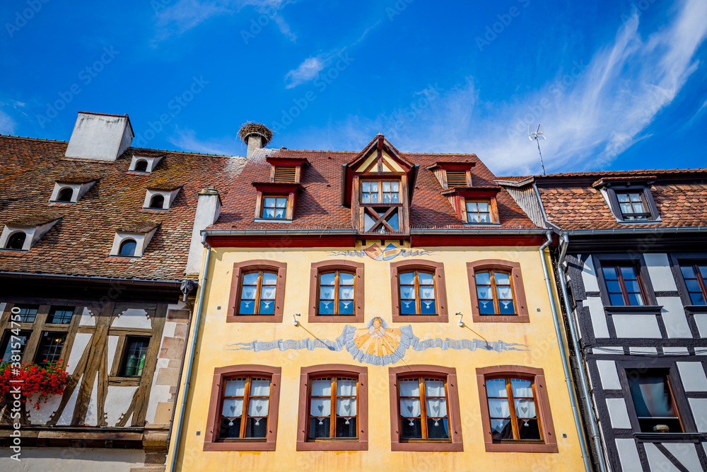 Fototapeta premium Dans les rues de Obernai