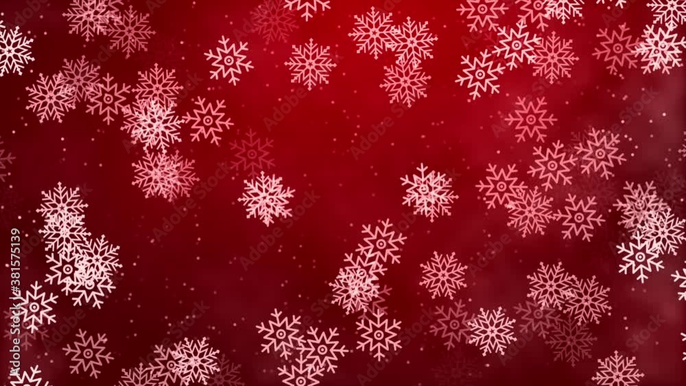 Red Snow and Lights Festive Loop background with light beams. Winter, Merry Christmas, Happy New Year, Holiday, greeting, Festivel, birthday, Party, Invitation, Wishes Red Snow and Lights Festive Loop background with light beams. Winter, Merry Christmas, Happy New Year, Holiday, greeting, Festivel, birthday, Party, Invitation, Wishes