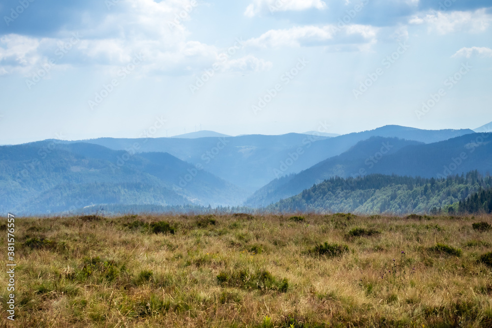 Mountains in the Black forest of Germany. 