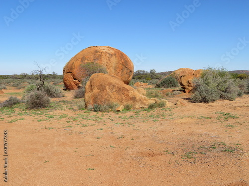 Granite boulders at Chinaman Rock, Western Australia photo