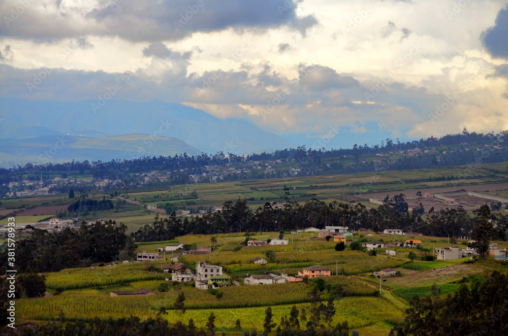 Otavalo, Ecuador - View from Parque Cóndor Presentation Arena