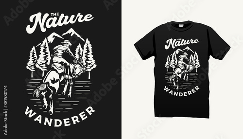 The Nature Wanderer Tshirt Design