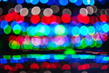blurred abstract background with colorful bright bokeh
