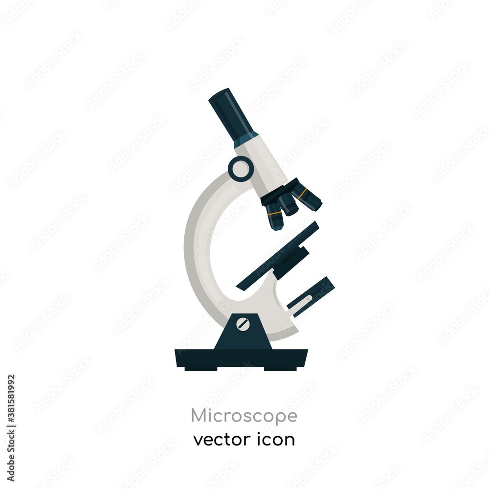 Microscope vector image Microscope vector image