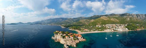 Budva. Montenegro. St. Stephen's Island.