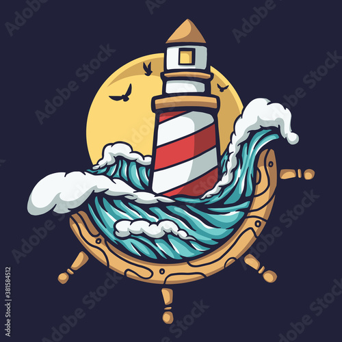 Light House Illustration