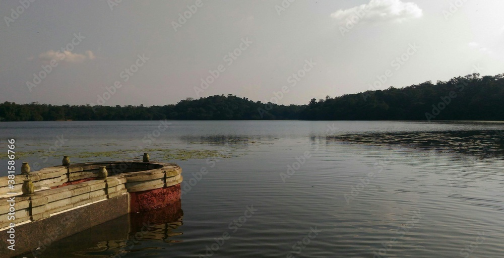 Fototapeta premium dam near river 