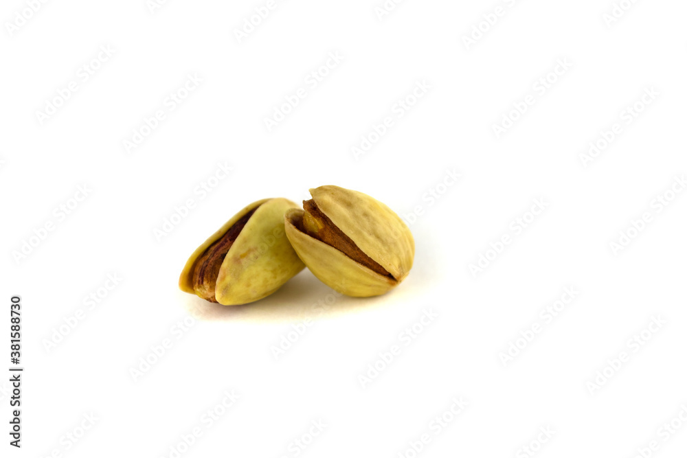 Two pistachio nuts Two pistachio nuts