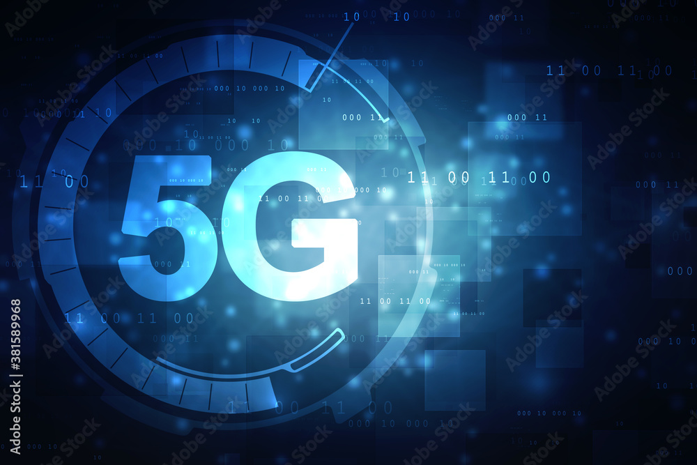 2d rendering 5G Network 5G Connection with WiFi