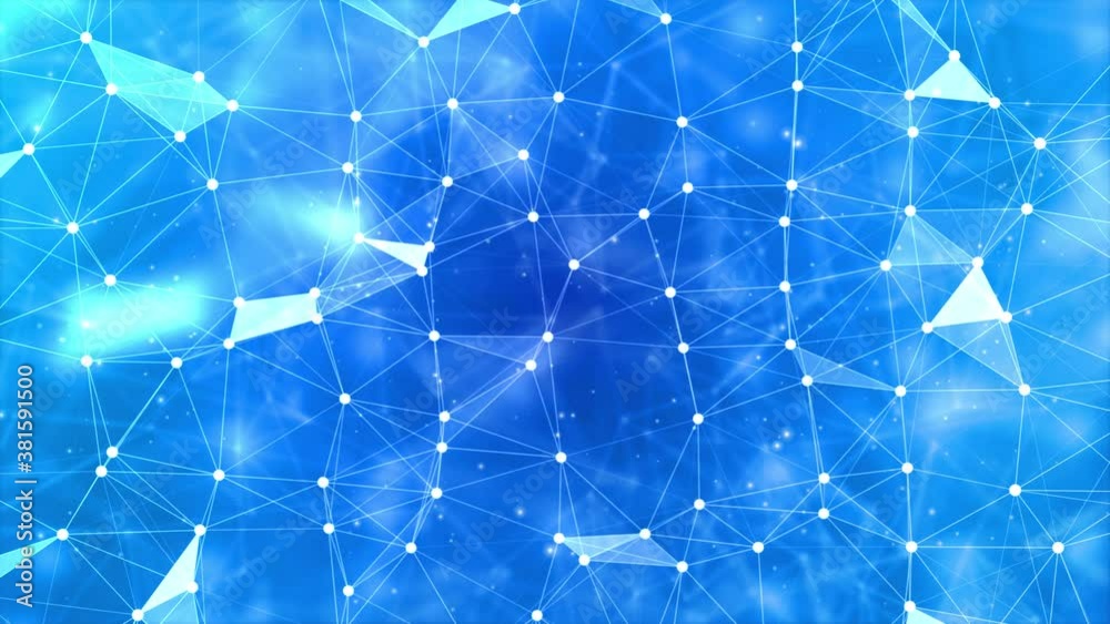 Abstract Loop Plexus Digital Geometric abstract background with connected line and dots,Futuristic digital background for Business Science and technology internet, plexus, social media