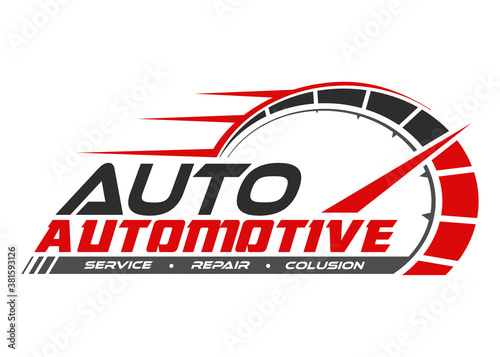 automotive service logo concept