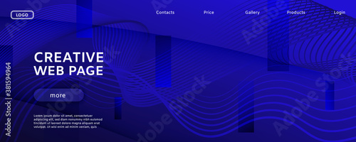 Black Futuristic Background...