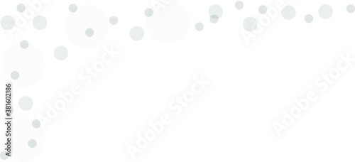 Gray vector background with a pattern of circles with different diameters. Textured template for a web splash in a modern style.