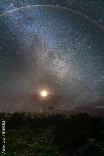 Fototapeta Naklejka Na Ścianę i Meble -  沖縄県・宮古島・東平安名崎の星空