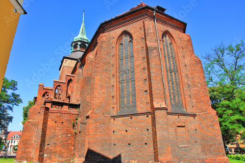 Gotycki Kościół  Narodzenia, Najświętszej Maryi Panny w Białogardzie, Polska photo