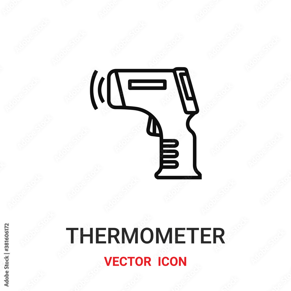 thermometer icon vector symbol. thermometer symbol icon vector for your design. Modern outline icon for your website and mobile app design. thermometer icon vector symbol. thermometer symbol icon vector for your design. Modern outline icon for your website and mobile app design.