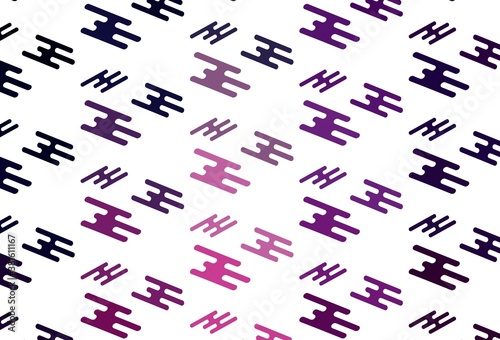 Light Purple  Pink vector background with straight lines.