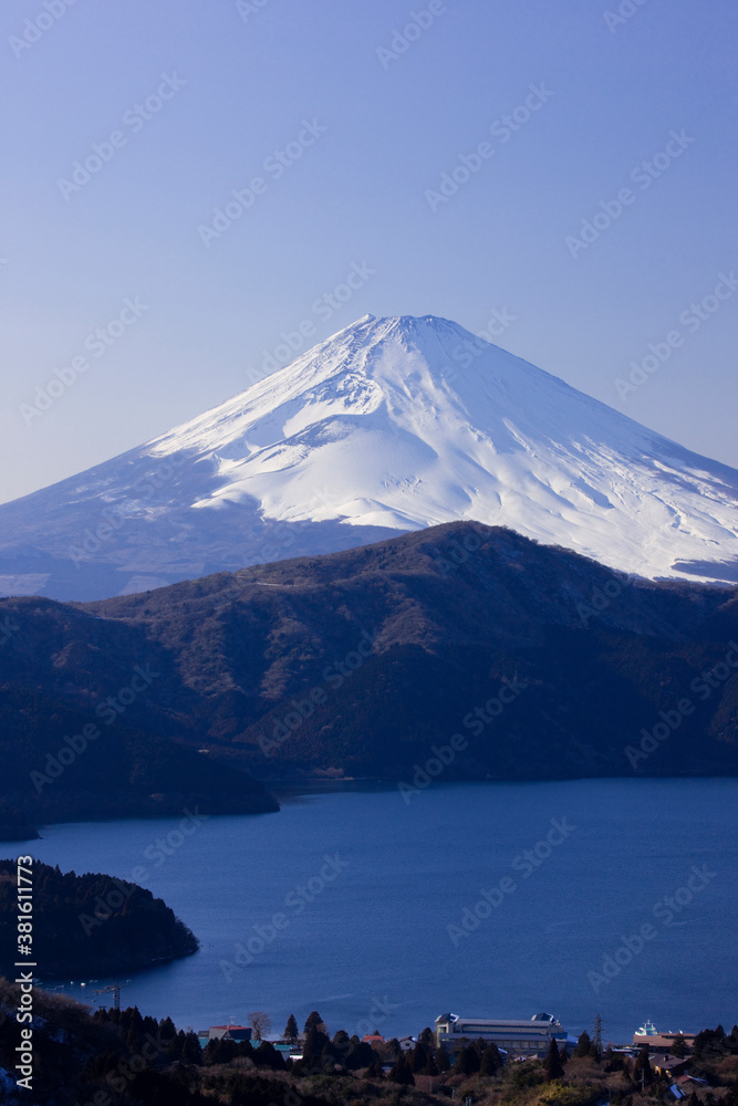 富士山と芦ノ湖