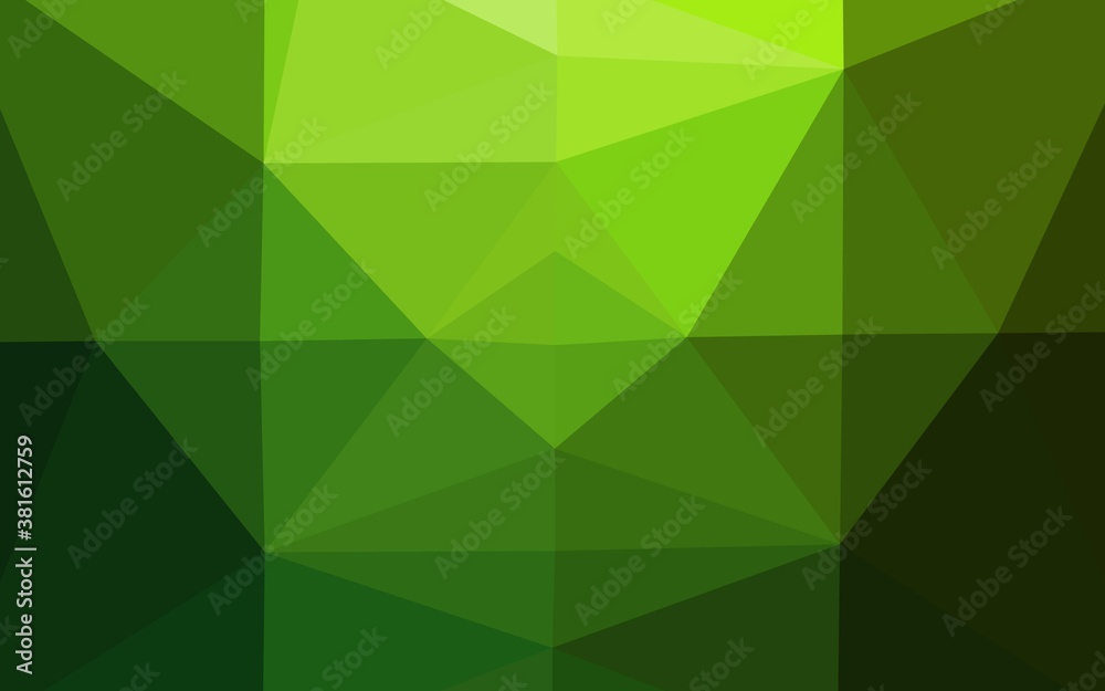 Light Green vector triangle mosaic texture. A completely new color illustration in a vague style. Brand new style for your business design. Light Green vector triangle mosaic texture. A completely new color illustration in a vague style. Brand new style for your business design.