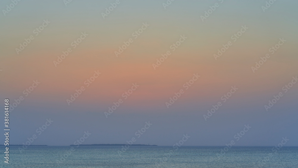 Fototapeta premium Gradient sunset