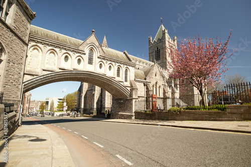 Obraz na płótnie Christchurch Cathedral in Dublin City, Ireland w salonie