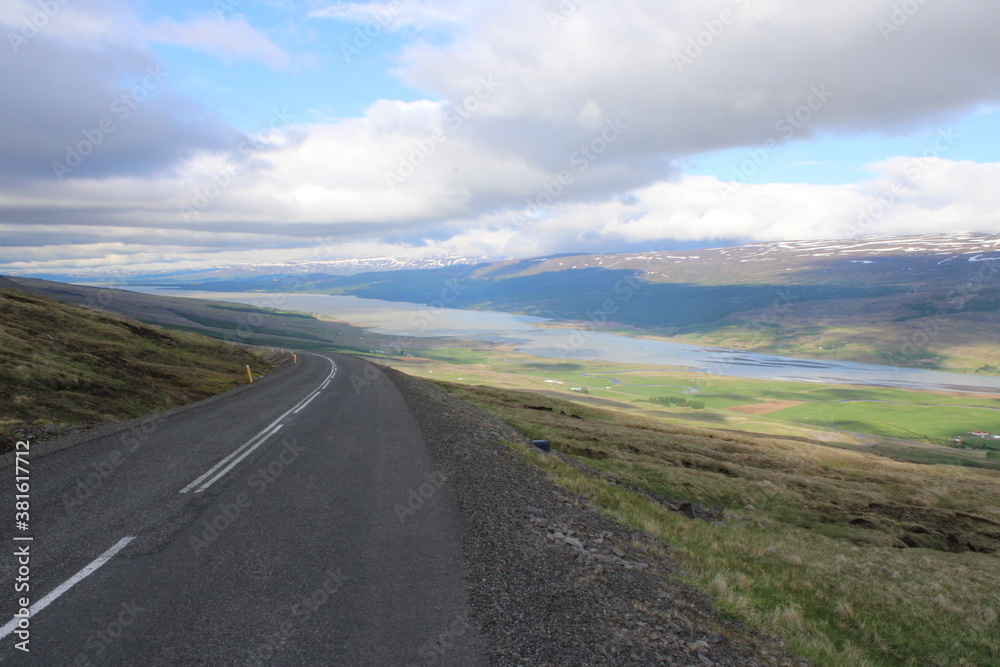 Naklejka premium Landscape around Egilsstadir and Lögurinn in East Iceland