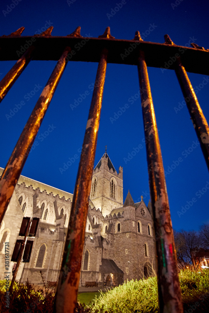 Christchurch Cathedral in Dublin City, Ireland