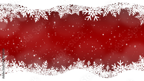Christmas background with snowflakes , vector illustration .