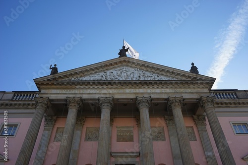 Berlin, Germany_22, February 2019_Winter View of State Opera Unter den Linden(Staatsoper Unter den Linden).