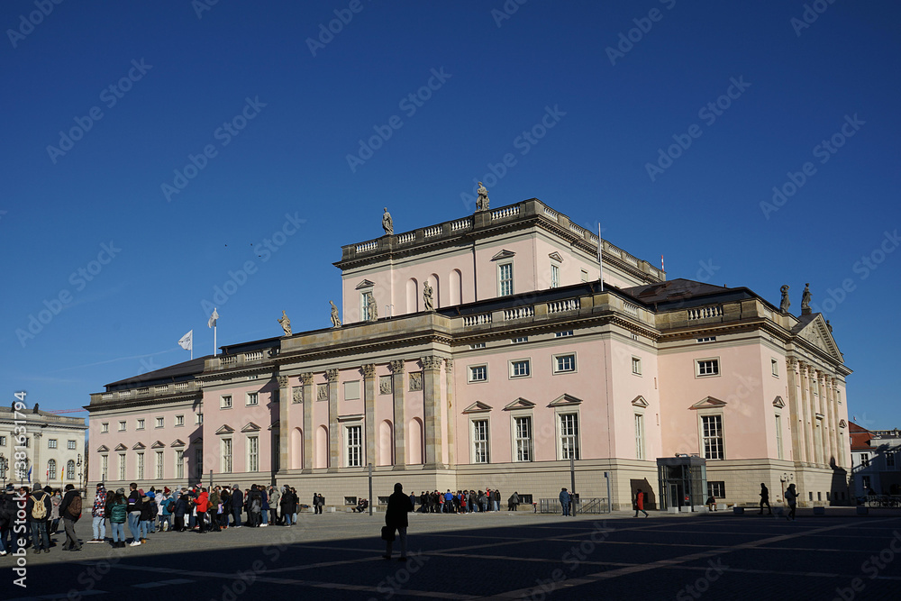 Berlin, Germany_22, February 2019_Winter View of State Opera Unter den Linden(Staatsoper Unter den Linden).