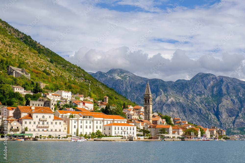 Perast old town, Bay of Kotor, Montenegro.