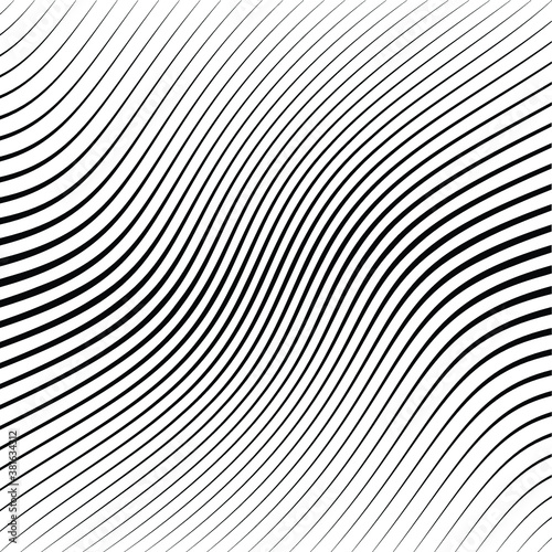 Abstract Black Diagonal Striped Background . Vector parallel slanting, oblique lines texture © miloje