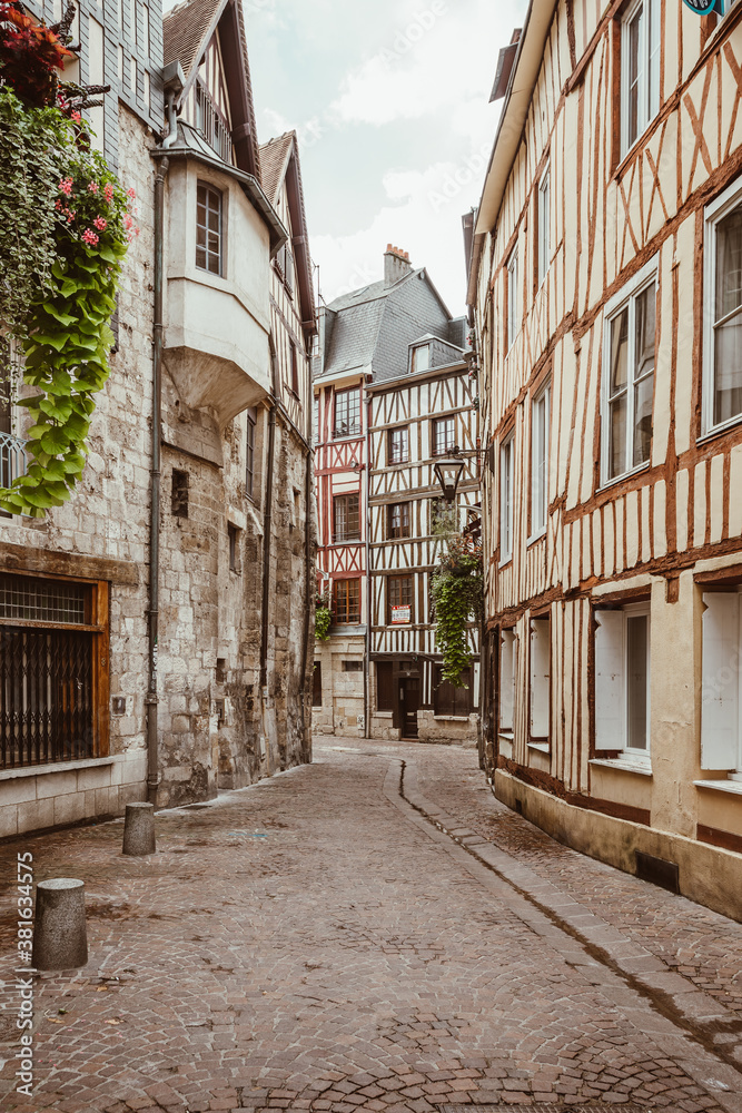Rouen Hauptstadt der nordfranzösischen Region Normandie