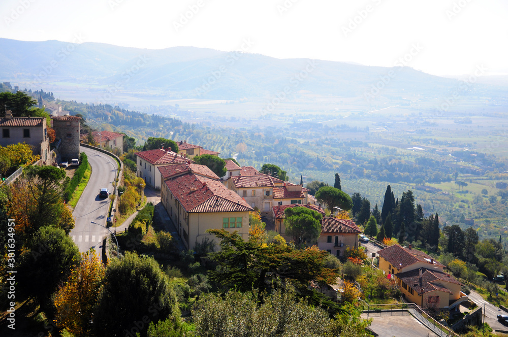 Obraz premium View of townscape in Siena, Italy.