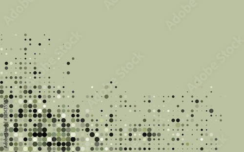 Dark Black vector background with bubbles. Glitter abstract illustration with blurred drops of rain. Design for business adverts.