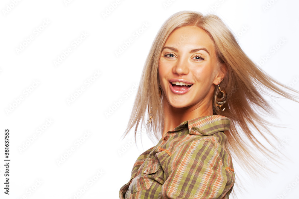 sexy woman over white background sexy woman over white background