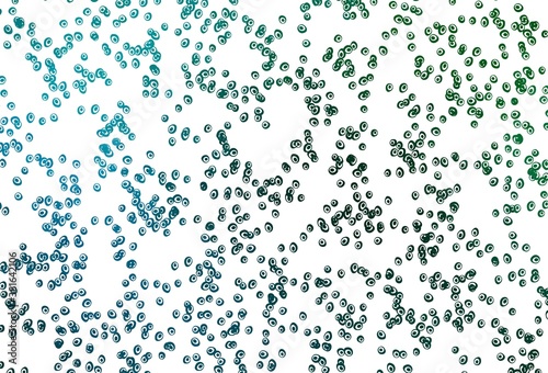 Light Blue, Green vector cover with spots.