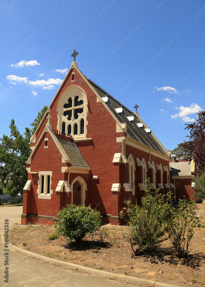 Obraz premium Sacred Heart Catholic Church (built 1902) in Yea, Victoria, Australia.