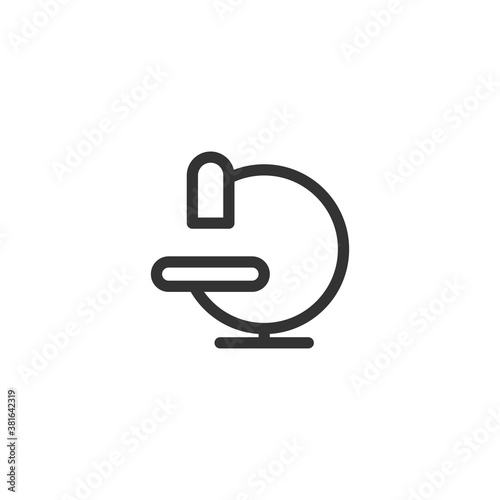 Microscope icon. Science symbol modern, simple, vector, icon for website design, mobile app, ui. Vector Illustration