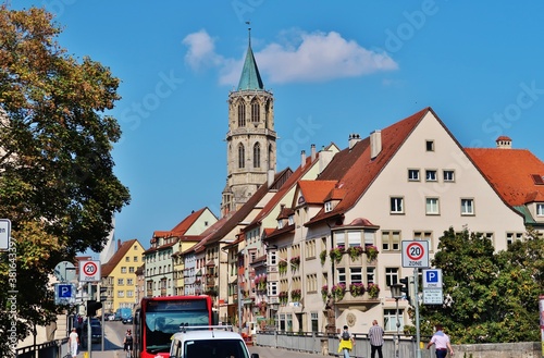 Rottweil, Hochbrücktorstraße mit Kapellenturm photo