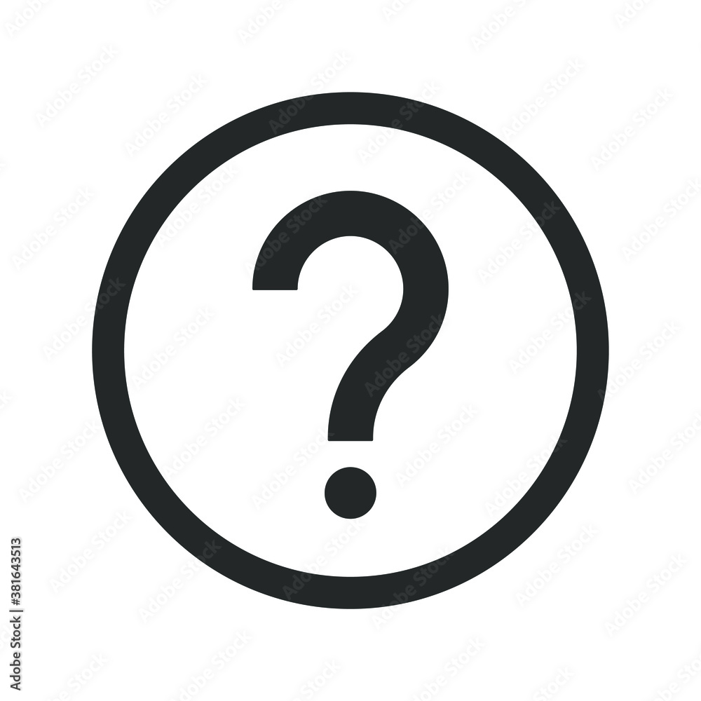 Question mark vector icon. Helpdesk and service sign. Web help and Q&A symbol. Riddle logo. Isolated on white background. Question mark vector icon. Helpdesk and service sign. Web help and Q&A symbol. Riddle logo. Isolated on white background.