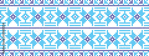 embroidered Ukrainian national pattern crossembroidered cross ukrainian slavic national pattern on transparent background