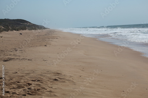 beach shoreline deserted