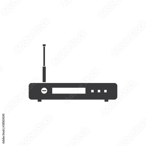 wifi router vector icon illustration design