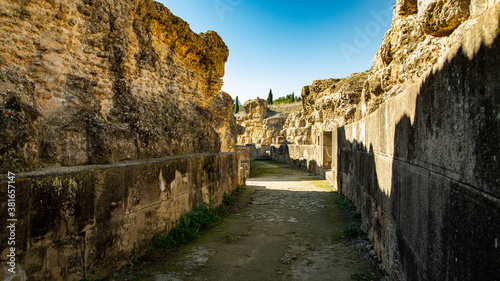 Pasillo interior de Coliseo derrumbado