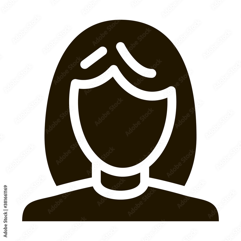 Woman Silhouette glyph icon vector. Woman Silhouette Sign. isolated symbol illustration Woman Silhouette glyph icon vector. Woman Silhouette Sign. isolated symbol illustration